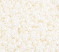 50g of 6/0 Ivory Pearl Seed Beads