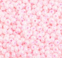 50g 6/0 Pearl Light Pink Seed Beads