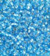 50g 6/0 Aqua Silver Lined
