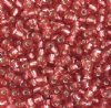 50g 6/0 Dark Pink Silver Lined