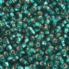 50g 6/0 Teal Silver Lined