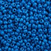 50g 6/0 Opaque Terra Dyed Blue Intensive Seed Beads
