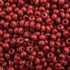 50g 6/0 Opaque Terra Dyed Brown Intensive Seed Beads