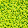 50g 6/0 Opaque Terra Dyed Light Green Intensive Seed Beads