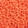 50g 6/0 Opaque Terra Dyed Orange Intensive Seed Beads