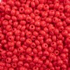 50g 6/0 Opaque Terra Dyed Red Intensive Seed Beads