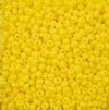 50g 6/0 Opaque Terra Dyed Yellow Intensive Seed Beads