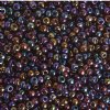 50g 6/0 Transparent Iris Dark Topaz AB Seed Beads