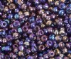 50g 6/0 Transparent Grey Iris AB Seed Beads
