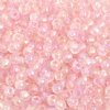 50g 6/0 Transparent Iris Light Pink Seed Beads 