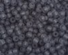 50g 6/0 Transparent Matte Grey Seed Beads