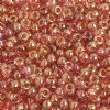 50g 6/0 Transparent Pink Gold Lustre Seed Beads