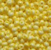 50g of White & Yellow Terra Melafyr 6/0 Seed Beads