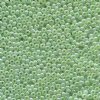 50g of 8/0 Pearl Green Ceylon Seed Beads