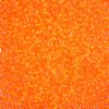 50 Grams of 8/0 Colorlined Neon Orange Seed Beads