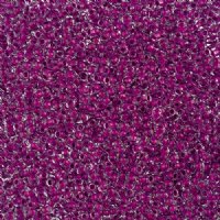50 Grams of 8/0 Colorlined Neon Purple Seed Beads