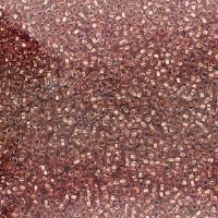 50 Grams of 8/0 Copperlined Crystal Seed Beads