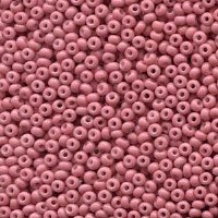 50g 8/0 Opaque Coral Pink Seed Beads