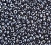 50g 8/0 Metallic Gunmetal Seed Beads