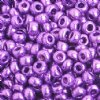 50g 8/0 Metallic Purple Seed Beads