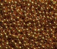 50g 8/0 Metallic Gold Seed Beads