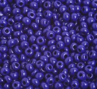 50g 8/0 Opaque Dark Royal Blue Seed Beads