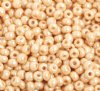 50g 8/0 Opaque Eggshell Lustre Seed Beads