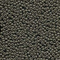 50g 8/0 Opaque Grey Seed Beads 