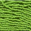 50g 8/0 Opaque Light Green AB Seed Beads