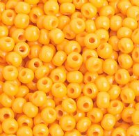 50g 8/0 Opaque Light Orange Seed Beads