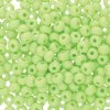 50 Grams of 8/0 Opaque Lime Seed Beads