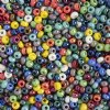 50g of 8/0 Opaque Multi AB Mix Seed Beads