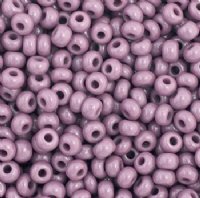 50g 8/0 Opaque Mauve Seed Beads