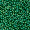 50g 8/0 Opaque Medium Green AB Seed Beads 