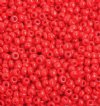 50 Grams of 8/0 Opaque Medium Red Seed Beads