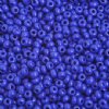 50g 8/0 Opaque Medium Royal Blue Seed Beads