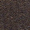 50g 8/0 Metallic Brown Iris Seed Beads