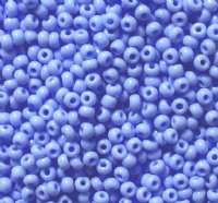 50g 8/0 Opaque Pale Powder Blue Seed Beads