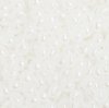 50g 8/0 Pearl White Seed Beads