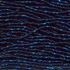 50g 8/0 Silverlined Montana Blue Seed Beads