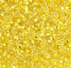 50g 8/0 Silverlined Yellow Seed Beads