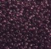 50g 8/0 Transparent Amethyst Seed Beads