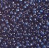 50g 8/0 Transparent Dark Aqua Seed Beads