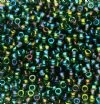 50g 8/0 Transparent Green AB Seed Beads