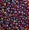 50g 8/0 Transparent Ruby AB Seed Beads