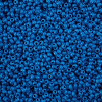 50g 8/0 Opaque Blue Terra Intensive Seed Beads