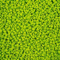 50g 8/0 Opaque Light Green Terra Intensive Seed Beads