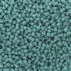 25g, 9/0 3-Cut Opaque Turquoise Seed Beads