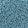 25g, 9/0 3-Cut Opaque Turquoise Blue Seed Beads