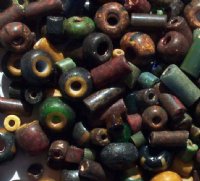 25g Mixed Matte Czech Glass Travertine Seed & Bugle Beads